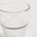 VASO CON BASE RAYADA 300 ML