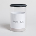 FRASCO REDONDO CON BORDE DE SILICONA 3000 ML VASSA HOME