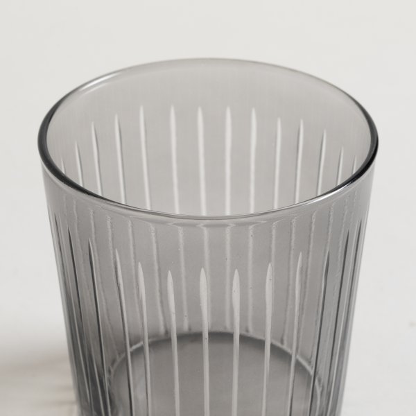 SET X 6 VASOS BAJOS GALIPOLI GRIS 380 ML