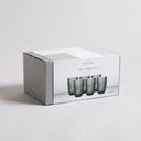 SET X 6 VASOS SELMA GREY 400 ML VASSA