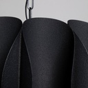 LÁMPARA COLGANTE MUTTON BLACK 27X61 CM VASSA HOME