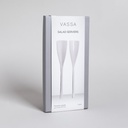 SET X 2 CUBIERTOS PARA ENSALADA 28,5 CM VASSA HOME