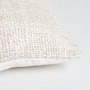 ALMOHADÓN CUADRADO KODRA BEIGE 40X40 CM VASSA HOME