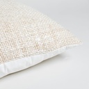 ALMOHADÓN CUADRADO KODRA BEIGE 60X60 CM VASSA HOME