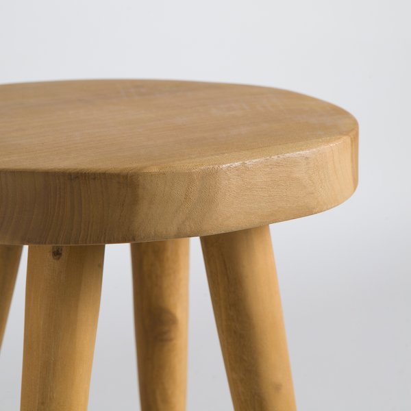 BANCO REDONDO LAOS 30X32 CM VASSA HOME