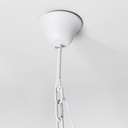 LÁMPARA COLGANTE MUTTON GREY 27X61 CM VASSA HOME