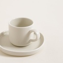 TAZA Y PLATO COPENHAGUE LIGHT 100 ML