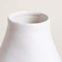 FLORERO ÁNFORA JHARI WHITE 27X16 CM