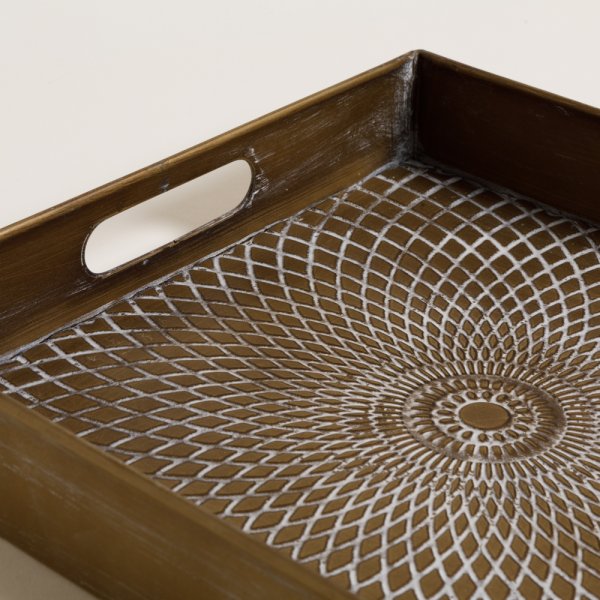 BANDEJA CUADRADA HURGADA 32 CM