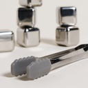 SET X 6 HIELOS REUTILIZABLES ACERO + PINZA