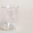 MUG BOROSILICATO DOBLE VIDRIO SIN ASA 190 ML