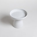 CENTRO DE MESA LOUTH WHITE 17X20 CM VASSA HOME