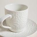TAZA CON PLATO MARGARITA 200 ML