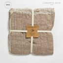 MANTA SOFÁ INDIA ODISHA LINO VISÓN 130X170CM