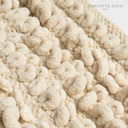 ALFOMBRA INDIA BUCLE CHICO CRUDO 50X80CM