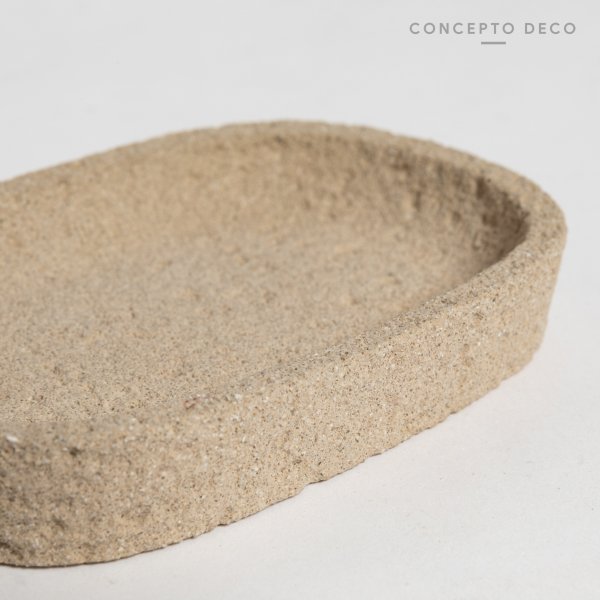 JABONERA CEMENTO ROCA ARENA 12X8CM