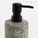 DISPENSER GRANITO REDONDO GRIS 18CM