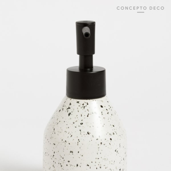 DISPENSER CERÁMICA SILUETA BLANCO GOTA 15CM