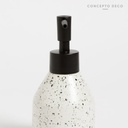 DISPENSER CERÁMICA SILUETA BLANCO GOTA 15CM