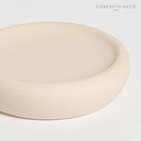 JABONERA CERÁMICA CEMENTO 10,5X10CM