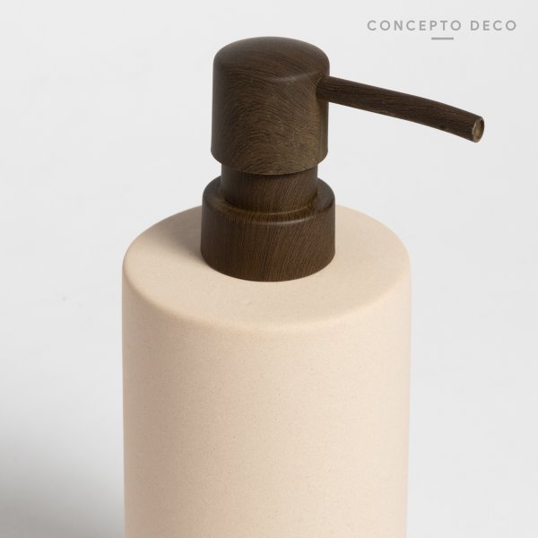 DISPENSER CERÁMICA CEMENTO 18X6CM