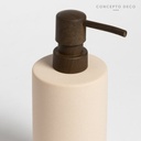 DISPENSER CERÁMICA CEMENTO 18X6CM