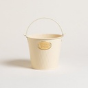Frapera Chica De Metal Cream General Store 22X15X11 Cm