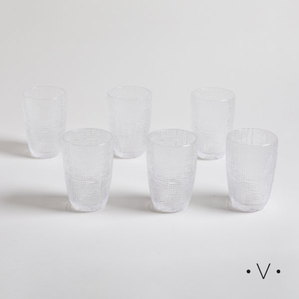 [4112778] Set X 6 Vasos Selma 400 Ml Vassa Home