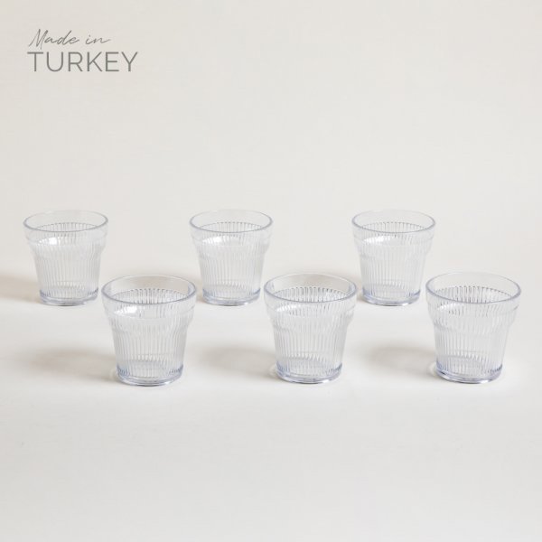 VASO DE ACRILICO GALATA TRANSPARENTE 300 ML