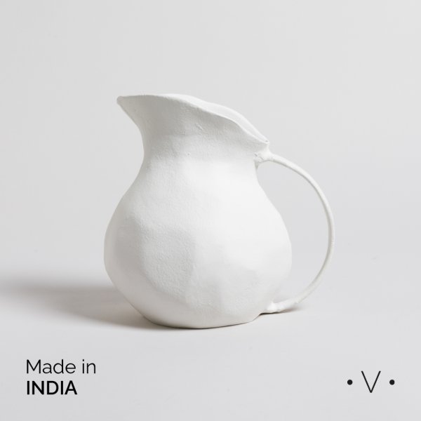 [4112815] Jarra Deco Lodhi Aluminio 22X17X21,5 Cm Vassa Home