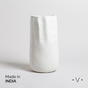 Jarrón Lodhi Aluminio 18,5X16,5X35 Cm Vassa Home