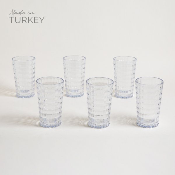 VASO DE ACRILICO TAKSIM TRANSPARENTE 750 ML