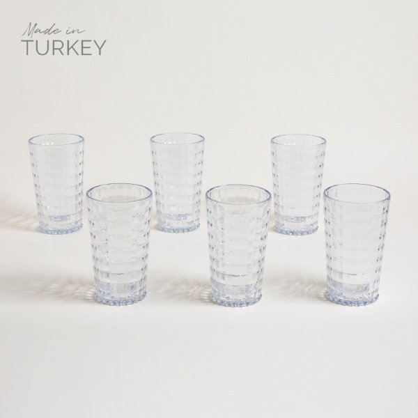 [4112860] Vaso De Acrilico Taksim Transparente 750 Ml
