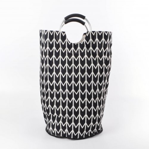Bolsa De Ropa Blanco Y Negro 37X73Cm