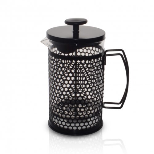 CAFETERA VIDRIO CON VISOR NEGRO PANAL 800ML 19,5X10,2CM