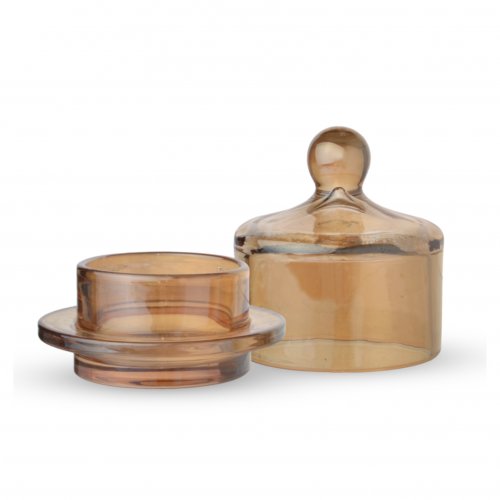 Campana Para Vela Con Base Con Vuelo Dorada (Externa 7,2X7,7Cm / Interna 9X4Cm) De Vdirio