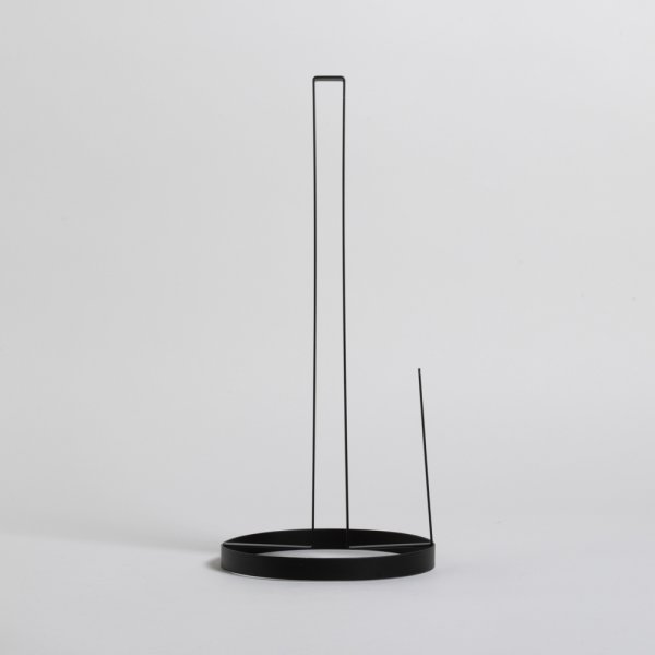 [411854] Porta Rollo Fit Black Iron 15X35 Cm Vassa Home