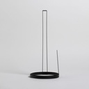 Porta Rollo Fit Black Iron 15X35 Cm Vassa Home