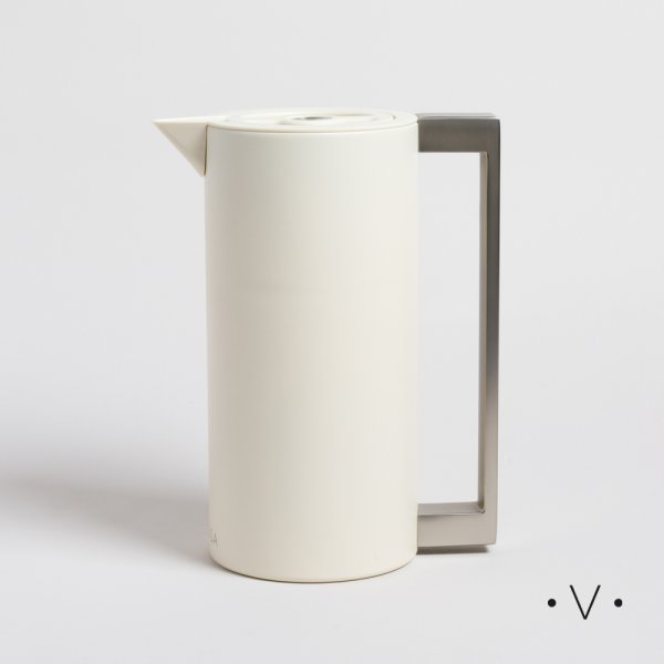 Jarra Termica Cream Asa Aluminio 1500 Ml Vassa Home