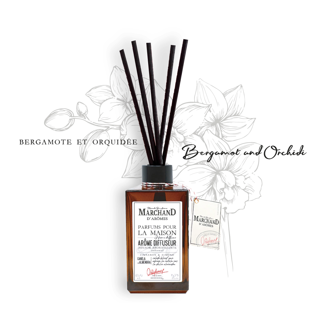 [130404] Difusor Marchand D Aromes 200 Ml Bergamota & Orquídea