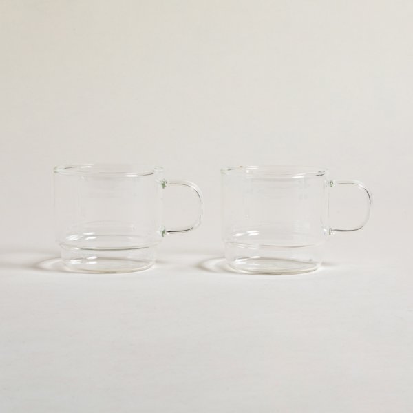 [4112983] Set X 2 Mugs Net Borosilicato 230 Ml