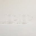 Set X 2 Mugs Net Borosilicato 230 Ml