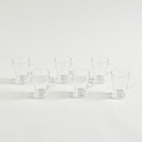 Set X 6 Pocillos De Café Conico Con Base 155Ml