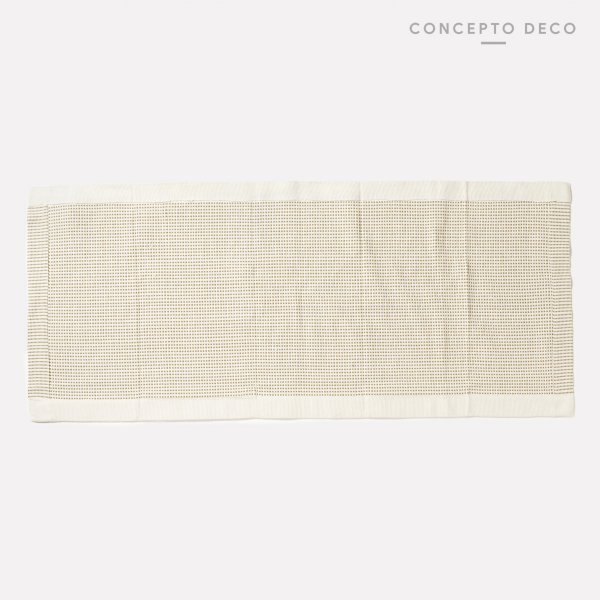 Alfombra Nápoles 70X160Cm Blanco Y Verde Oliva