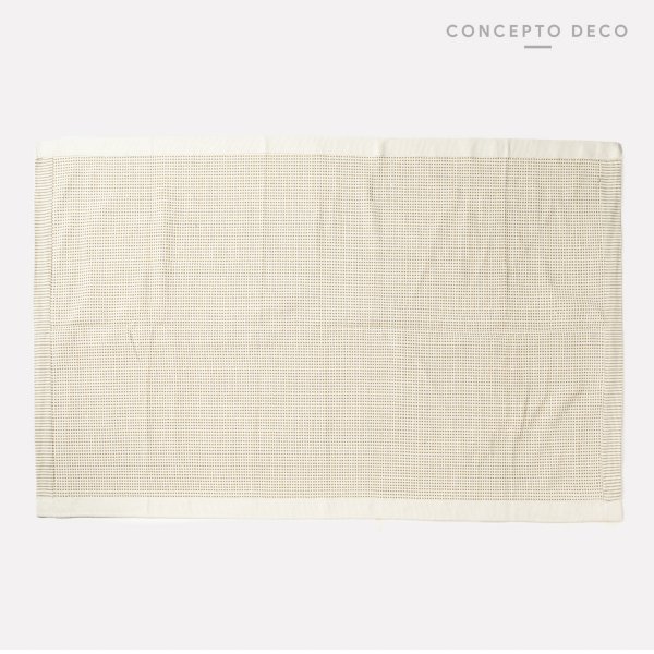 [1650108] Alfombra Nápoles 120X180Cm Blanco Y Verde Oliva