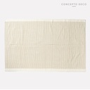 Alfombra Nápoles 120X180Cm Blanco Y Verde Oliva