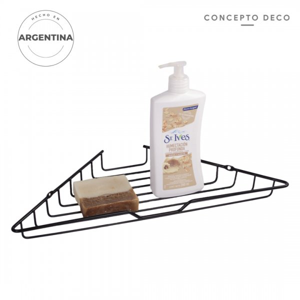 [1650141] Esquinero Acero Inox Negro 40X25X3Cm