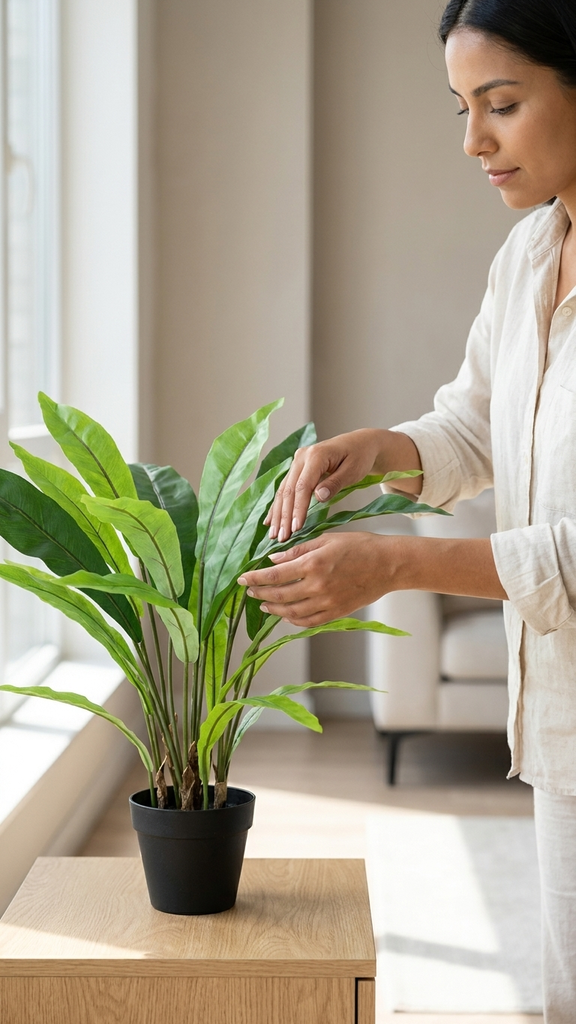 [4130371] Bird Nest Fern X21Lv X60Cm / Green Vr41821