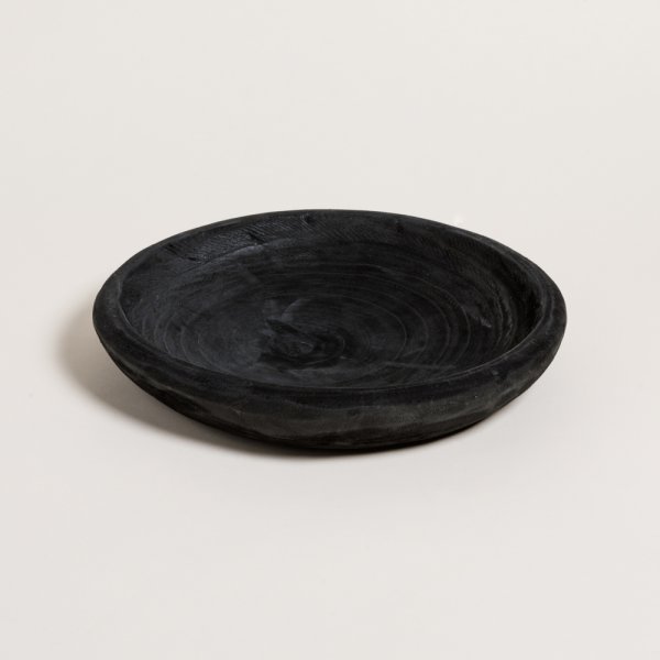 [4113048] Bowl Bajo Deco Kiri Negro 5X35,5 Cm