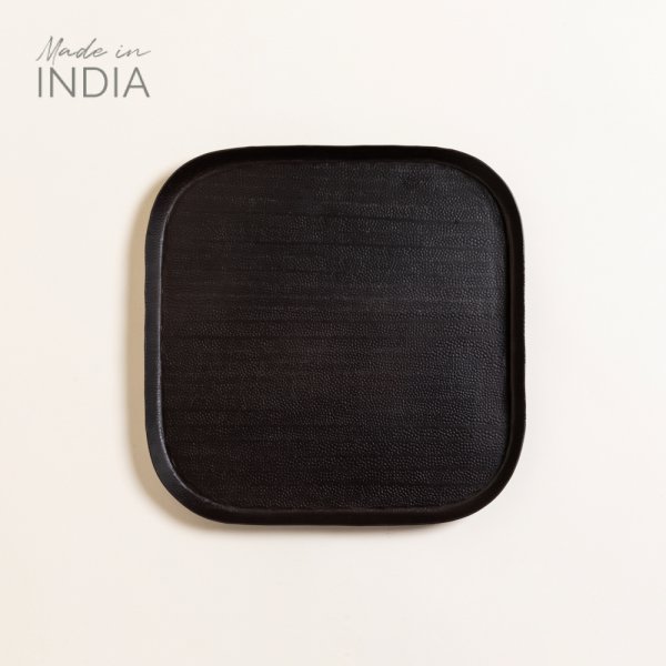 [4113129] Bandeja Redondeada Pali Negro 25,5 Cm